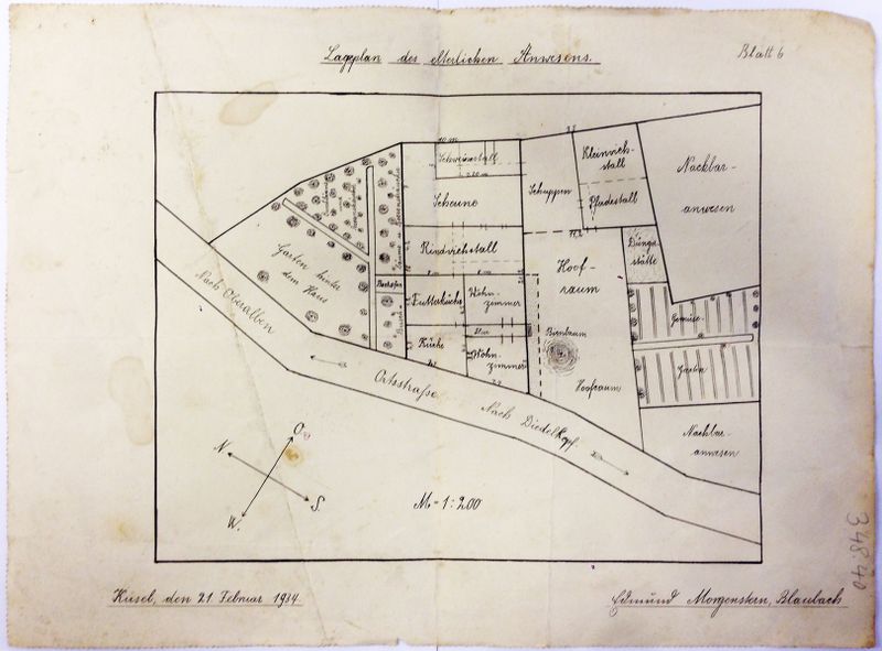 Datei:Lageplan Mauerweg 2 1934.jpg