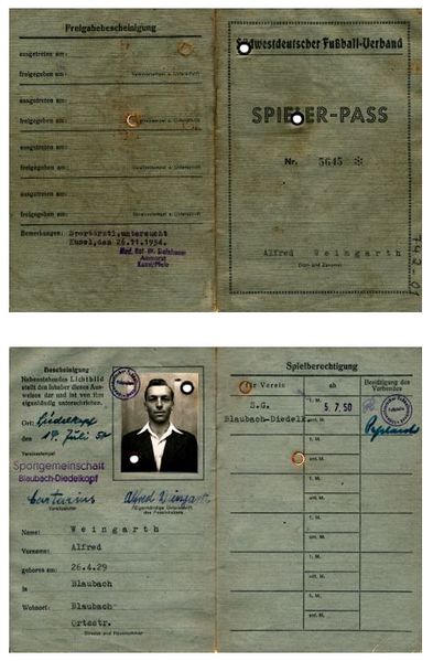 Datei:Spielerpass Alfred Weingarth.jpg